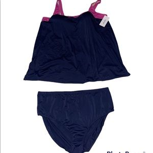 NWT Swimsuits For All Plus Size Tankini Set